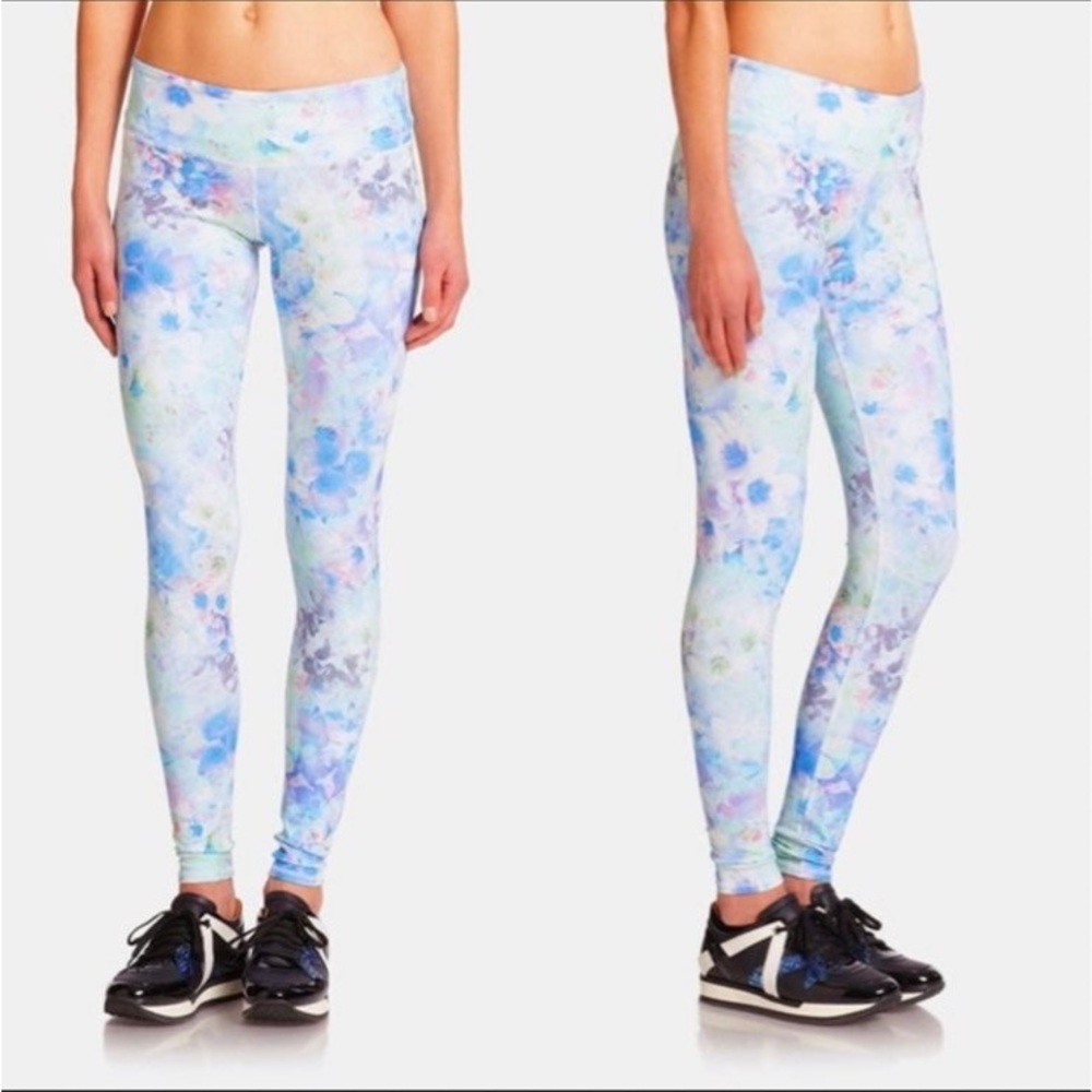 Alo Yoga Floral Pastel Watercolor Airbrushed Leggings